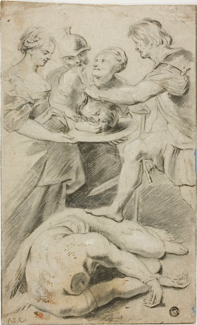 Herodias empfängt den Kopf von Johannes dem Täufer von Peter Paul Rubens