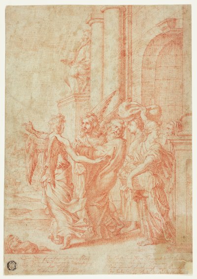 Lot und seine Familie werden aus Sodom geführt von Peter Paul Rubens