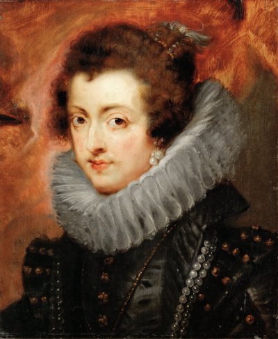 Porträt von Elisabeth von Frankreich, Königin von Spanien von Peter Paul Rubens