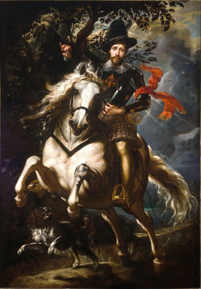 Porträt von Giò Carlo Doria zu Pferd von Peter Paul Rubens
