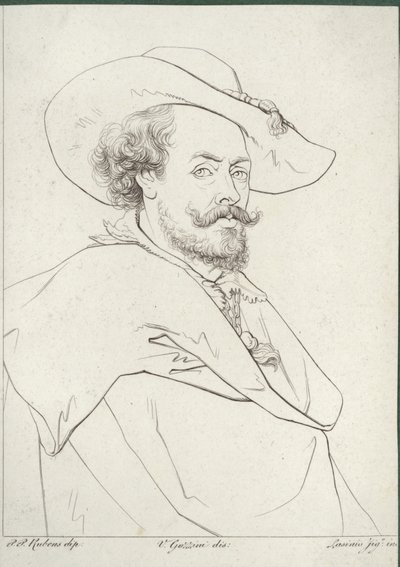 Porträt von Peter Paul Rubens von Peter Paul Rubens