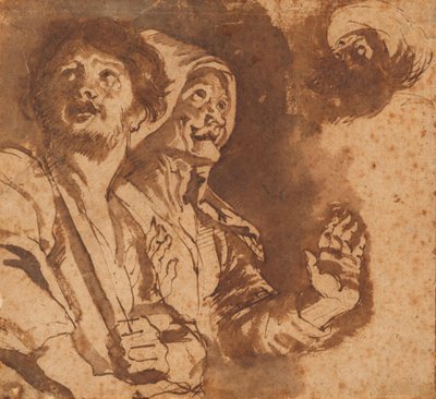 Studie für eine Anbetung der Hirten von Peter Paul Rubens