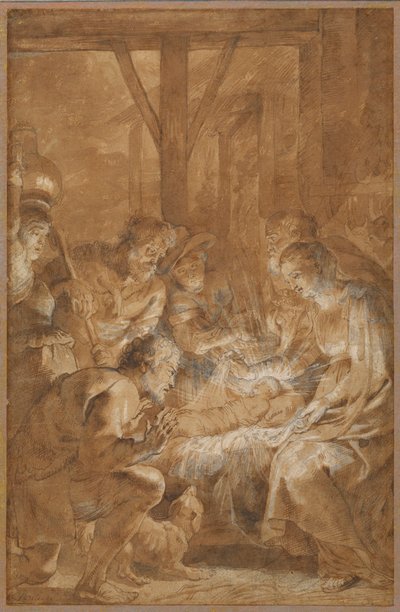 Die Anbetung der Hirten von Peter Paul Rubens