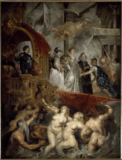 Die Einschiffung von Maria von Medici im Hafen von Marseille am 3. November von Peter Paul Rubens