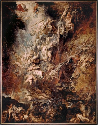Der Fall der Verdammten von Peter Paul Rubens