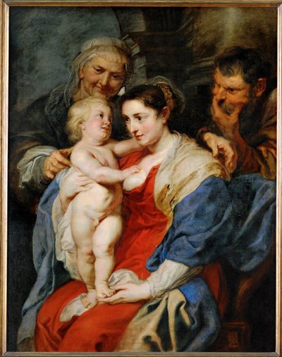 Die Heilige Familie mit der heiligen Anna von Peter Paul Rubens