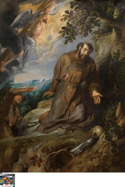 Die Stigmatisation des Heiligen Franziskus von Assisi von Peter Paul Rubens
