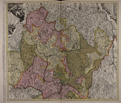 Circuli Franconiae pars orientalis et potior novissimè delineata von Peter Schenk the Elder