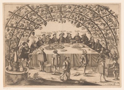 Bankett mit den Beteiligten des Schmalkaldischen Bundes von Peter Troschel