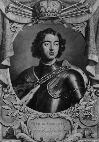Peter der Große, Zar von Russland, ca. 1698 1894 von Peter van Gunst