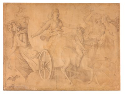 Der Wagen der Artemis von Peter von Cornelius