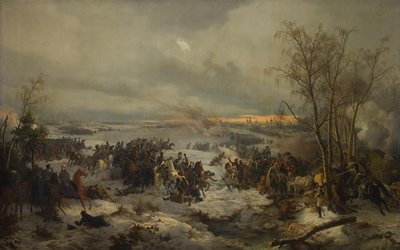 Die Schlacht von Krasnoi Krasny am 17. November 1812, 1849 von Peter von Hess