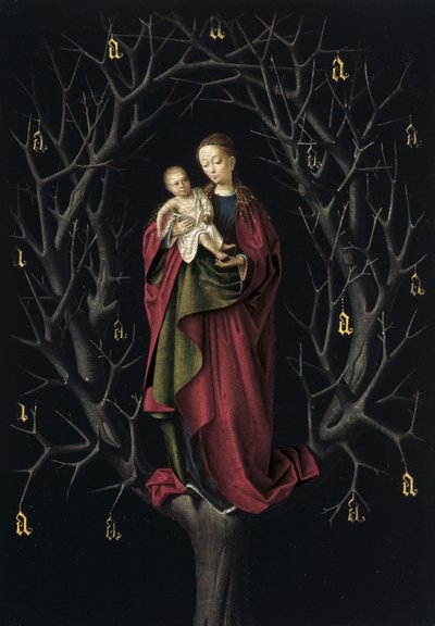 Die Jungfrau des trockenen Baumes von Petrus Christus