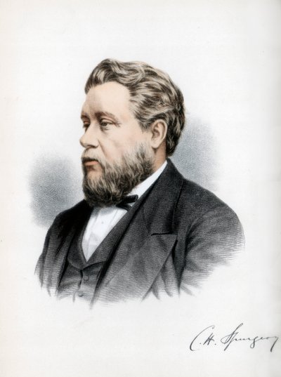 Charles Haddon Spurgeon, britischer baptistischer Prediger, um 1890 von Petter and Galpin Cassell