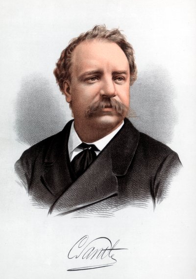 Sir Charles Santley, englischer Sänger, ca. 1890 von Petter and Galpin Cassell