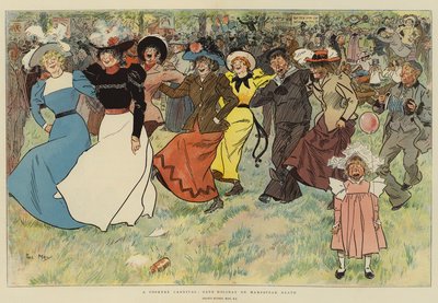 Ein Cockney-Karneval, Feiertag auf Hampstead Heath von Phil May