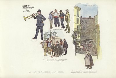 Die Wanderungen eines Künstlers in Hyeres von Phil May
