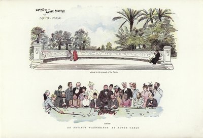 Die Wanderungen eines Künstlers, in Monte Carlo von Phil May