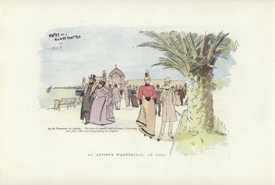 Wanderungen eines Künstlers in Nizza von Phil May