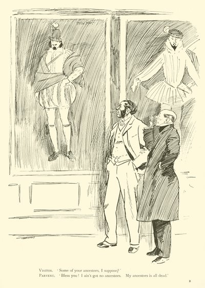 Karikatur von Phil May, aus den 1890er Jahren von Phil May