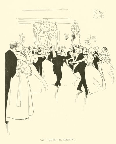 Karikatur von Phil May, aus den 1890er Jahren von Phil May