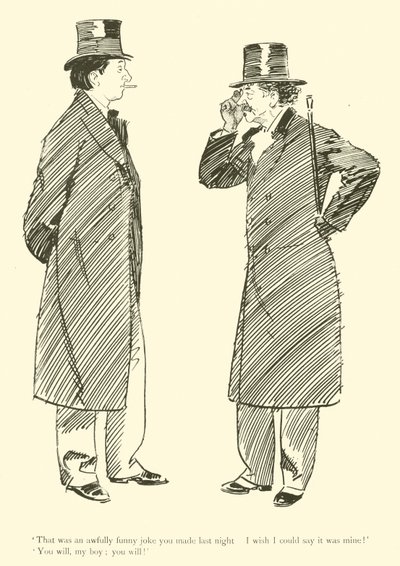 Karikatur von Phil May, aus den 1890er Jahren von Phil May