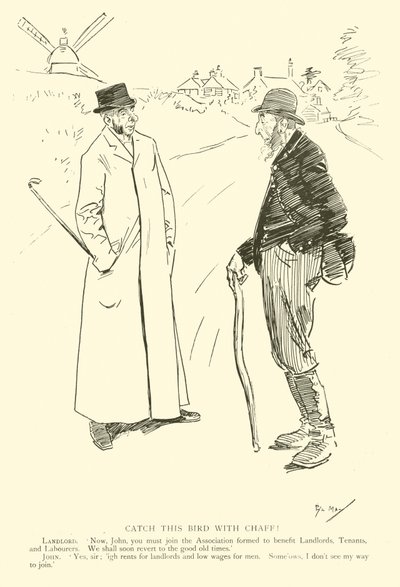 Karikatur von Phil May, aus den 1890er Jahren von Phil May
