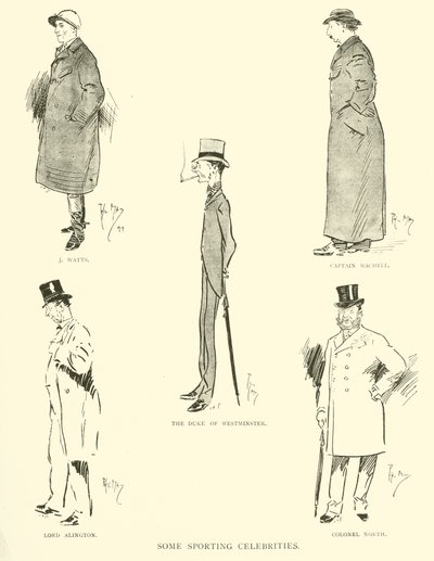 Karikatur von Phil May, aus den 1890er Jahren von Phil May