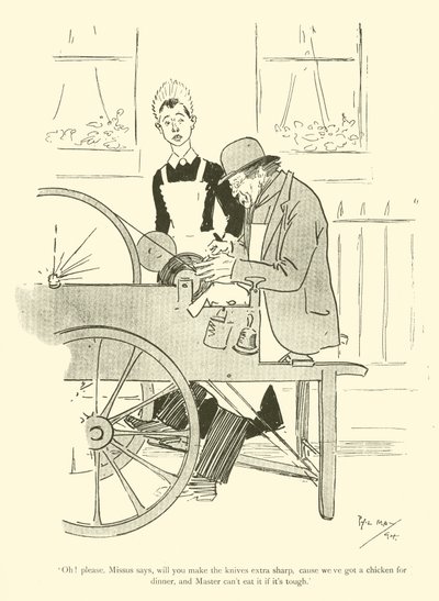 Karikatur von Phil May, aus den 1890er Jahren von Phil May