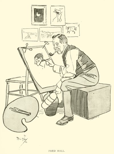 Karikatur von Phil May, aus den 1890er Jahren von Phil May