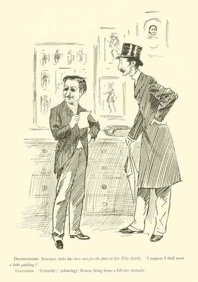 Karikatur von Phil May, aus den 1890er Jahren von Phil May