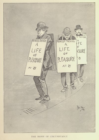 Karikatur von Phil May, aus den 1890er Jahren von Phil May