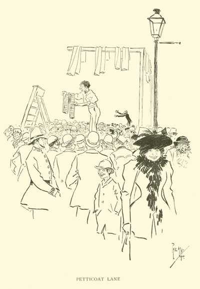 Karikatur von Phil May, aus den 1890er Jahren von Phil May