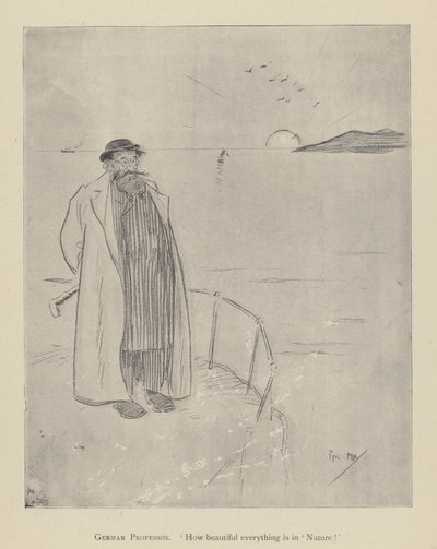 Karikatur von Phil May, aus den 1890er Jahren von Phil May