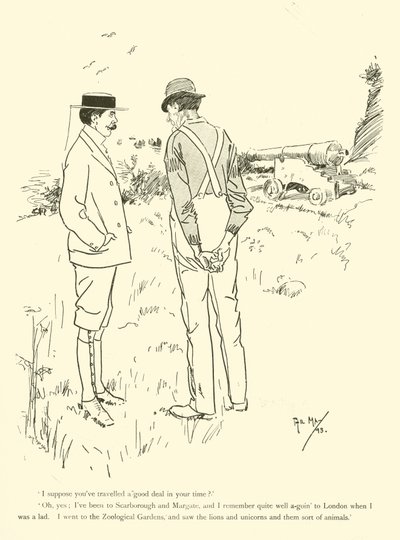 Karikatur von Phil May, aus den 1890er Jahren von Phil May