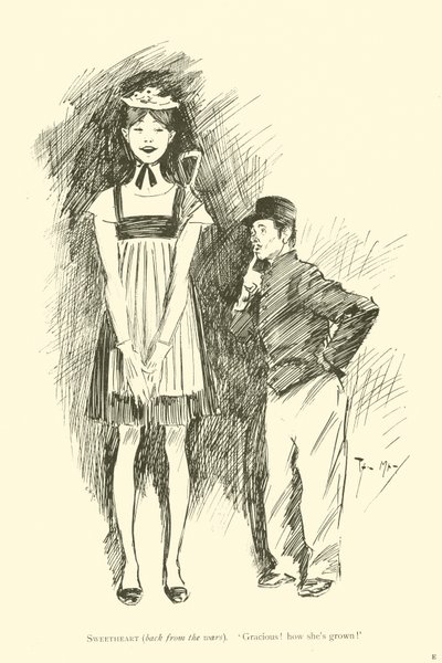 Karikatur von Phil May aus den 1890er Jahren von Phil May