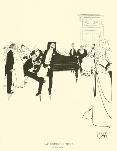 Karikatur von Phil May, aus den 1890er Jahren von Phil May