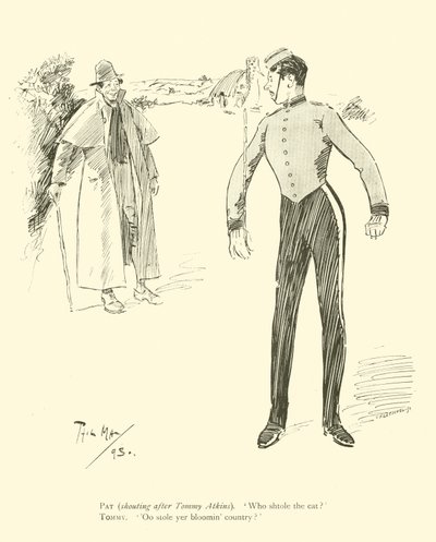 Karikatur von Phil May, aus den 1890er Jahren von Phil May