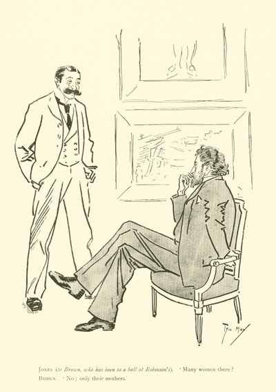 Karikatur von Phil May, aus den 1890er Jahren von Phil May