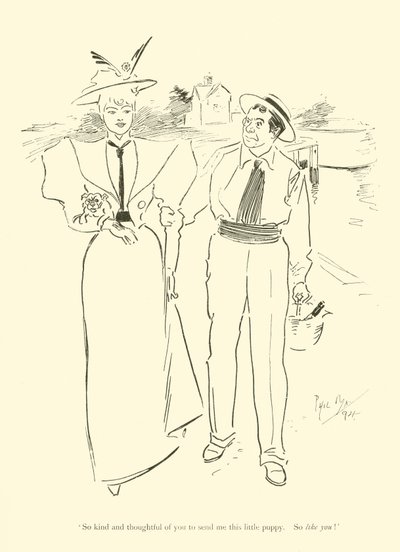 Karikatur von Phil May, aus den 1890er Jahren von Phil May