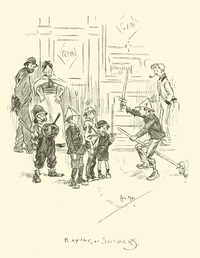 Illustration für Phil Mays Gutter-Snipes von Phil May