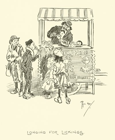 Illustration für Phil Mays Gutter-Snipes von Phil May