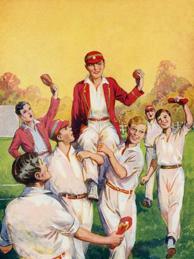 Jungen Cricket, Held des Spiels von Philibert Louis Debucourt