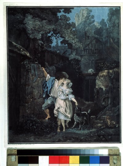 Der Abschied am Morgen von Philibert Louis Debucourt