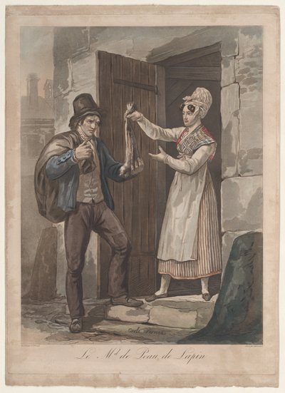 Le Md. de Peau de Lapin, 1775-1832 von Philibert Louis Debucourt