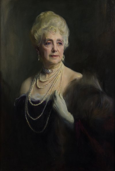 Die hochverehrte Mabell Ogilvy, Witwe Gräfin von Airlie (1866-1956) von Philip Alexius de Laszlo