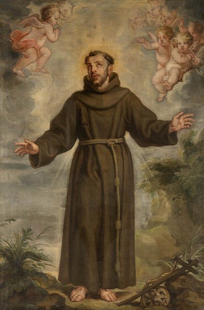 Heiliger Franziskus von Assisi von Philip Fruytiers