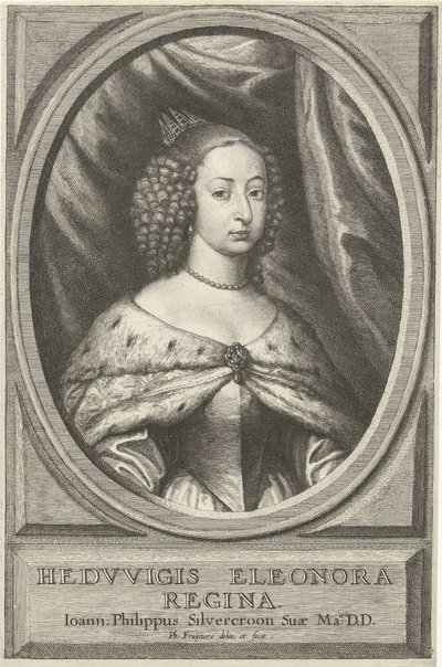 Porträt von Hedwig Eleonora, Königin von Schweden von Philip Fruytiers