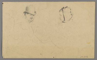 Köpfe eines Mannes und eines Mädchens von Philip H. Wolfrom