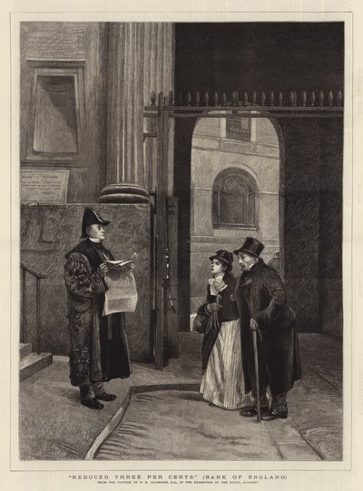 Reduzierte Drei Prozent, Bank of England von Philip Hermogenes Calderon